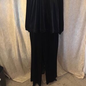 Belle by Kim Gravel Black Velvet Pants